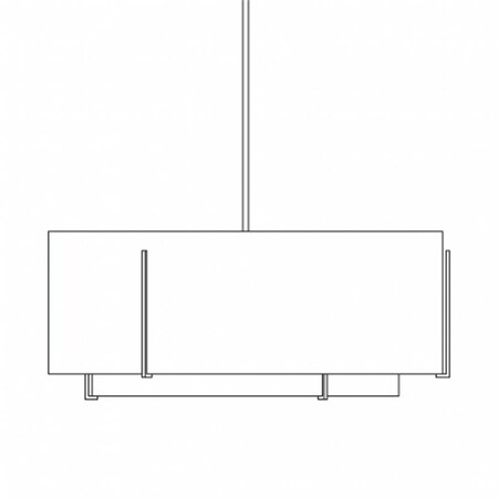 Hubbardton Forge Exos Double Shade Large Scale Pendant 194636-SKT-07-SF2899-SF3699